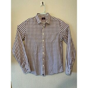 UNTUCKit Tall Slim Wrinkle Free Plaid Button Down Shirt Large